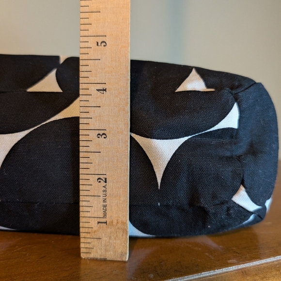 Thirty-One Handbag Purse Handbag Satchel Black White Polka Dot Pop‌ - Picture 10 of 16